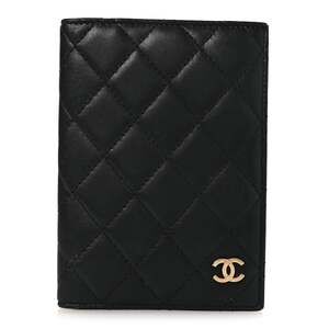 Chanel Lambskin Quilted Passport Holder #249782C85B